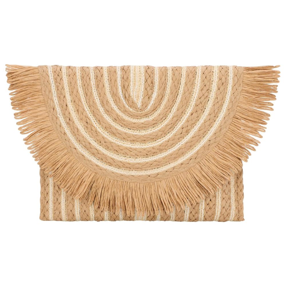 Fringe Straw Clutch Purses Envelope Summer Beach Bags Woven Clutch <3